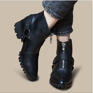 Breaking Hearts & Burning Rubber Moto boots